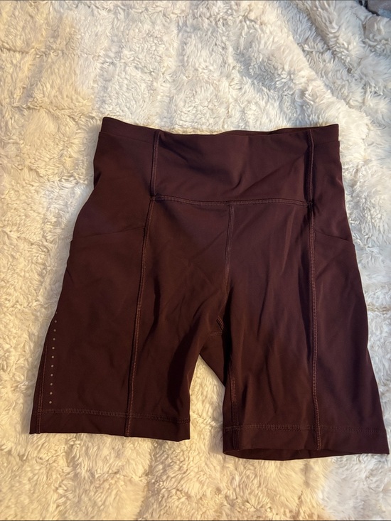 lululemon athletica Pants - Lululemon High-Waist Women's Maroon Active Bike Shorts
